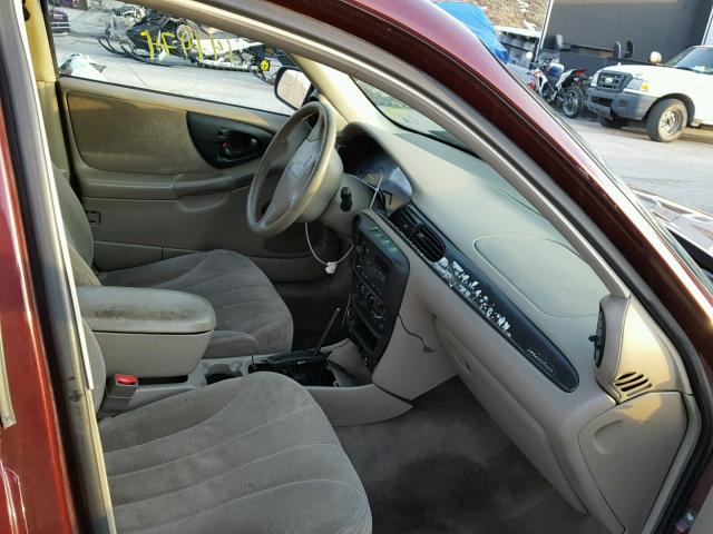 1G1ND52J716232163 - 2001 CHEVROLET MALIBU MAROON photo 5