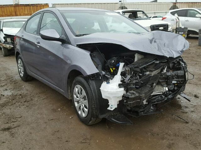 KMHCT4AE4GU135812 - 2016 HYUNDAI ACCENT SE GRAY photo 1