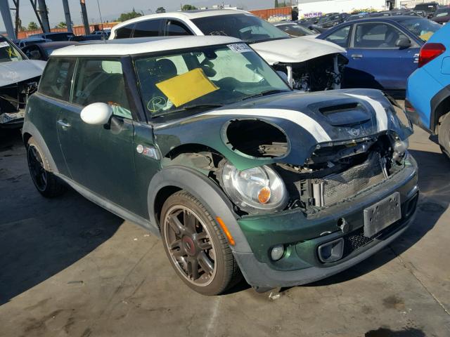 WMWSV3C53DT388622 - 2013 MINI COOPER S GREEN photo 1