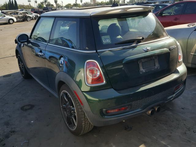 WMWSV3C53DT388622 - 2013 MINI COOPER S GREEN photo 3