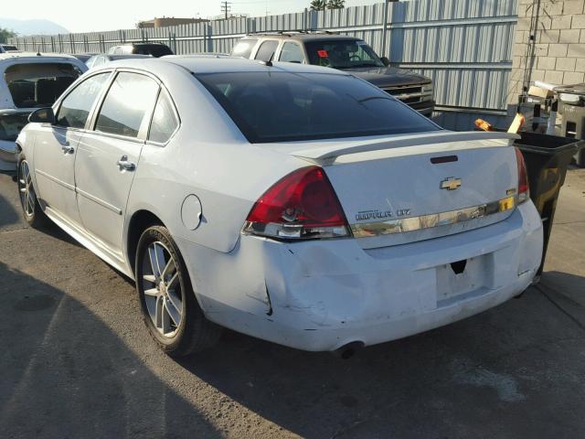 2G1WC5EM9B1110216 - 2011 CHEVROLET IMPALA LTZ WHITE photo 3