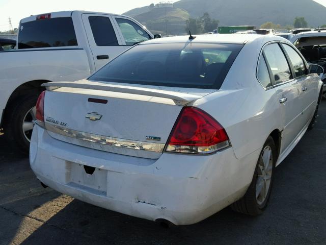 2G1WC5EM9B1110216 - 2011 CHEVROLET IMPALA LTZ WHITE photo 4