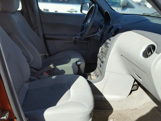 3GNDA13D97S634985 - 2007 CHEVROLET HHR LS ORANGE photo 5