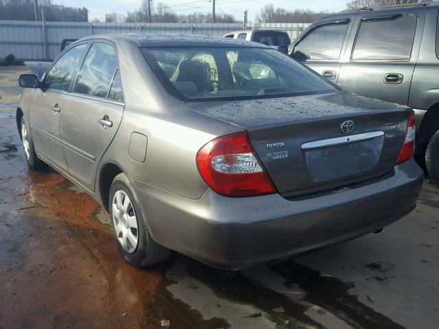 4T1BE32K23U709564 - 2003 TOYOTA CAMRY LE GRAY photo 3