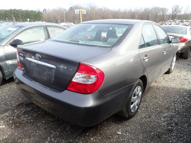 4T1BE32K23U709564 - 2003 TOYOTA CAMRY LE GRAY photo 4