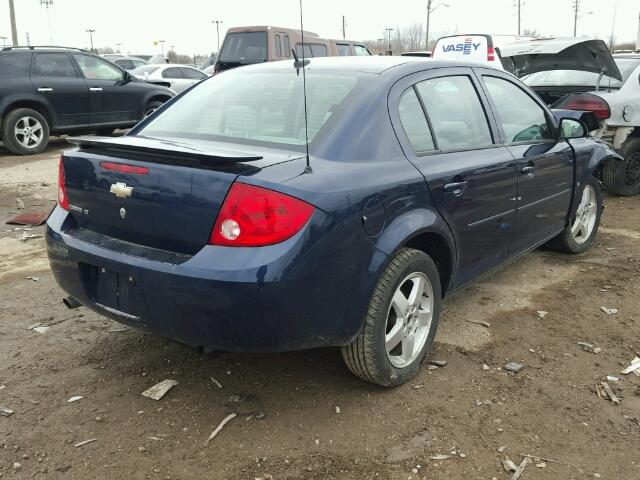 1G1AL58F987333441 - 2008 CHEVROLET COBALT LT BLUE photo 4