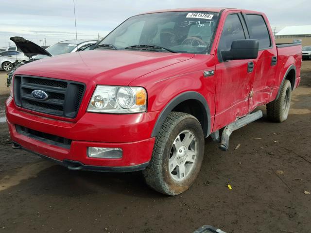 1FTPW145X5KE95151 - 2005 FORD F150 SUPER RED photo 2