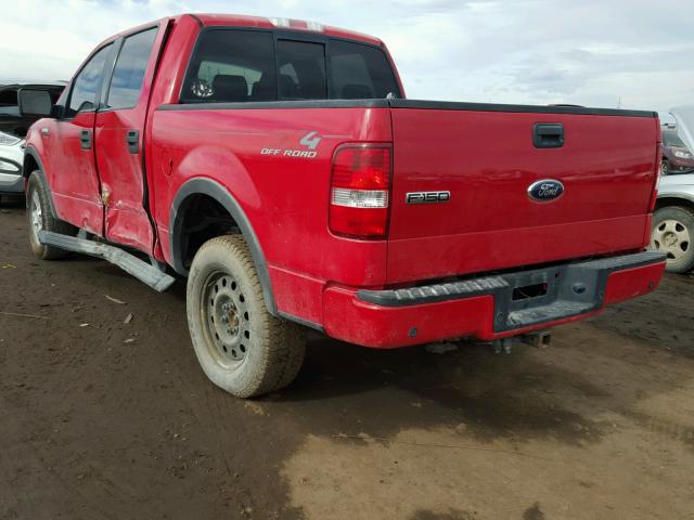 1FTPW145X5KE95151 - 2005 FORD F150 SUPER RED photo 3