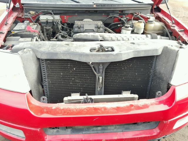 1FTPW145X5KE95151 - 2005 FORD F150 SUPER RED photo 7