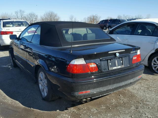 WBABW334X5PL37424 - 2005 BMW 325 CI BLACK photo 3