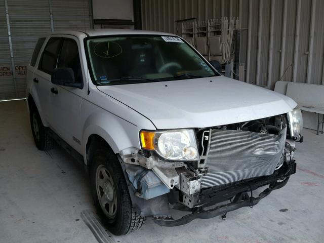 1FMCU02Z78KB27126 - 2008 FORD ESCAPE XLS WHITE photo 1