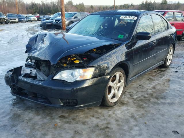 4S3BL626667206850 - 2006 SUBARU LEGACY 2.5 BLACK photo 2