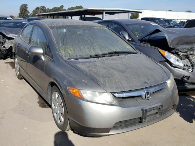 1HGFA16556L103939 - 2006 HONDA CIVIC LX GRAY photo 1