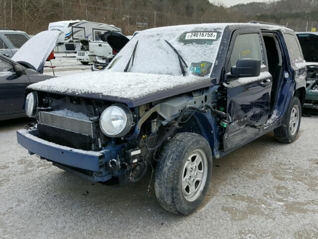 1C4NJRBB9FD413011 - 2015 JEEP PATRIOT SP BLUE photo 9