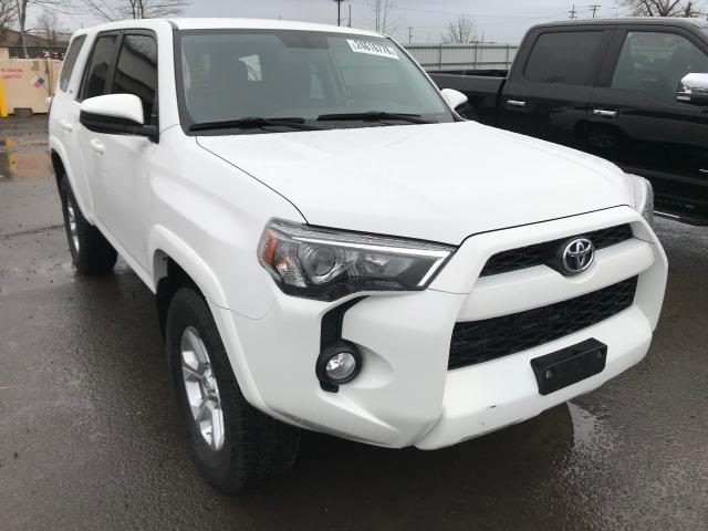 JTEBU5JR6F5237400 - 2015 TOYOTA 4RUNNER SR WHITE photo 1