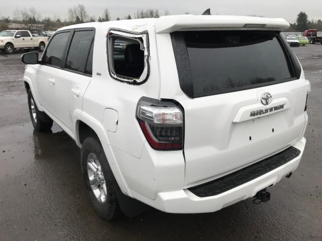 JTEBU5JR6F5237400 - 2015 TOYOTA 4RUNNER SR WHITE photo 3