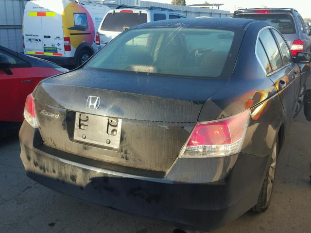 1HGCP25778A014317 - 2008 HONDA ACCORD EX BLACK photo 4