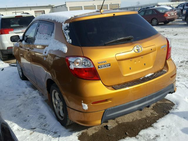 2T1KE40E79C001677 - 2009 TOYOTA COROLLA MA ORANGE photo 3