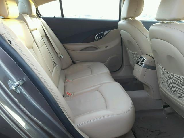 1G4GD5EG4AF252060 - 2010 BUICK LACROSSE C TAN photo 6
