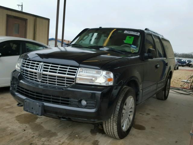 5LMJJ3H52EEL05456 - 2014 LINCOLN NAVIGATOR BLACK photo 2