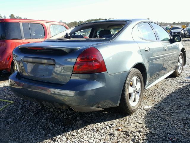 2G2WP552161266822 - 2006 PONTIAC GRAND PRIX BLUE photo 4