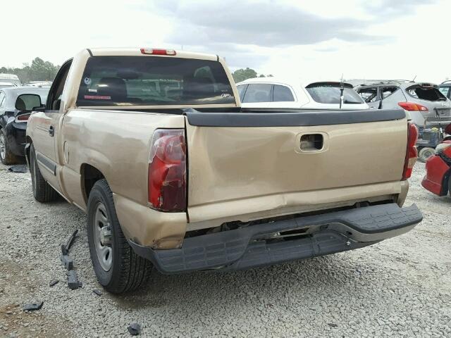 1GCEC14X43Z307861 - 2003 CHEVROLET SILVERADO GOLD photo 3