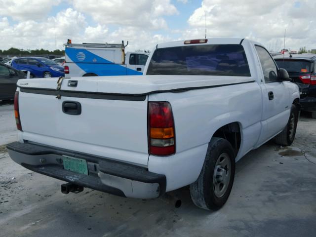 1GCEC14W1XZ196022 - 1999 CHEVROLET SILVERADO WHITE photo 4