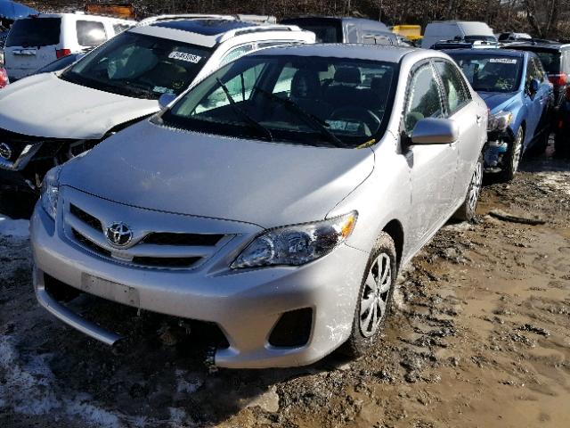 2T1BU4EE3BC719759 - 2011 TOYOTA COROLLA BA GRAY photo 2