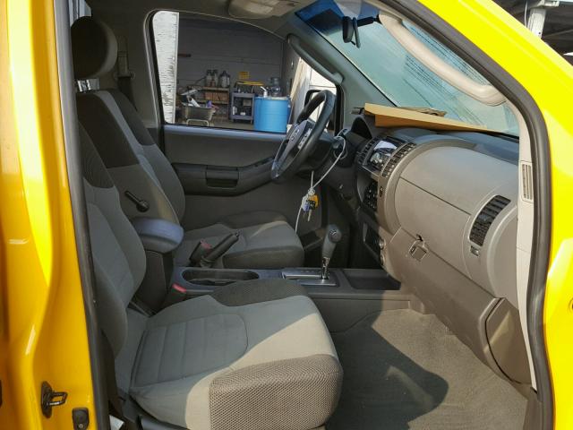 5N1AN08U97C545289 - 2007 NISSAN XTERRA OFF YELLOW photo 5