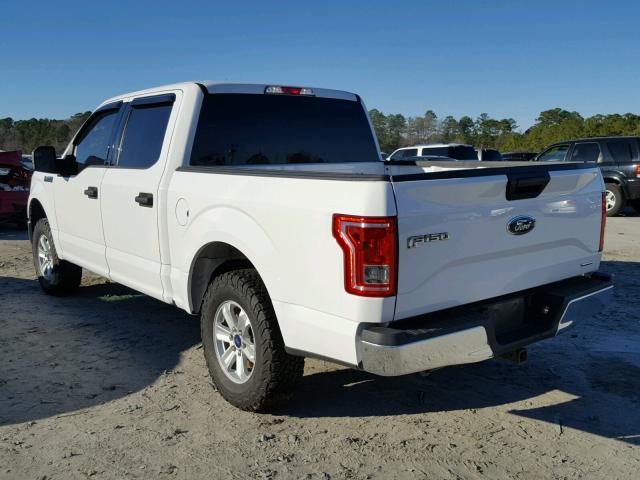 1FTEW1C86FFC45371 - 2015 FORD F150 SUPER WHITE photo 3