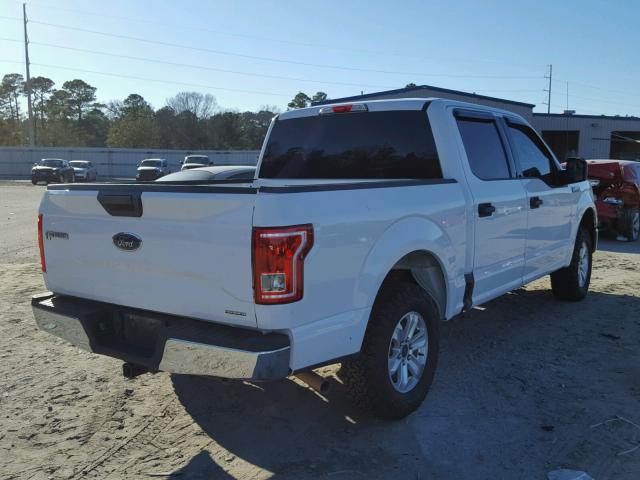 1FTEW1C86FFC45371 - 2015 FORD F150 SUPER WHITE photo 4