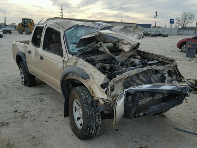 5TEGM92N13Z207792 - 2003 TOYOTA TACOMA DOU GOLD photo 1