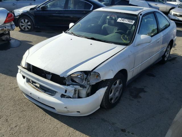 1HGEJ8244YL053023 - 2000 HONDA CIVIC EX WHITE photo 2