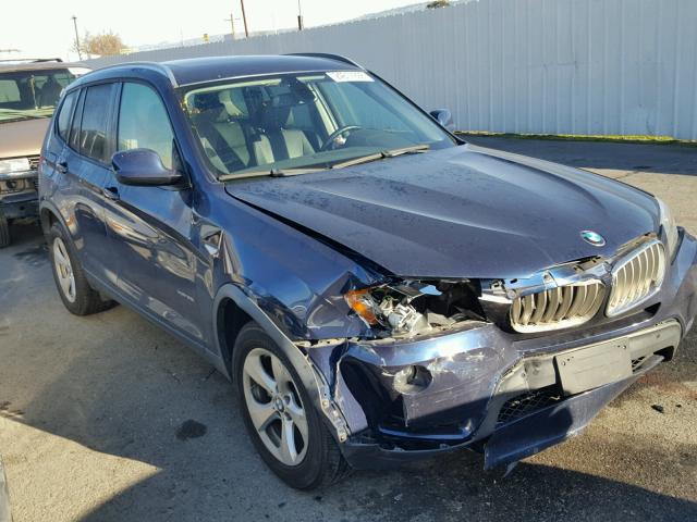 5UXWX5C56CL728398 - 2012 BMW X3 XDRIVE2 BLUE photo 1