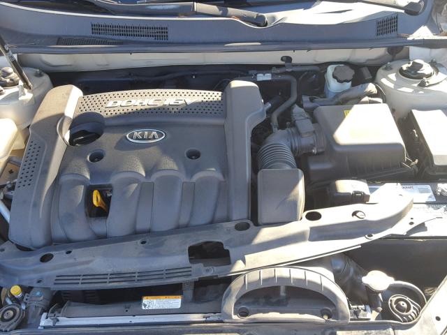 KNAGE123585250942 - 2008 KIA OPTIMA LX GOLD photo 7