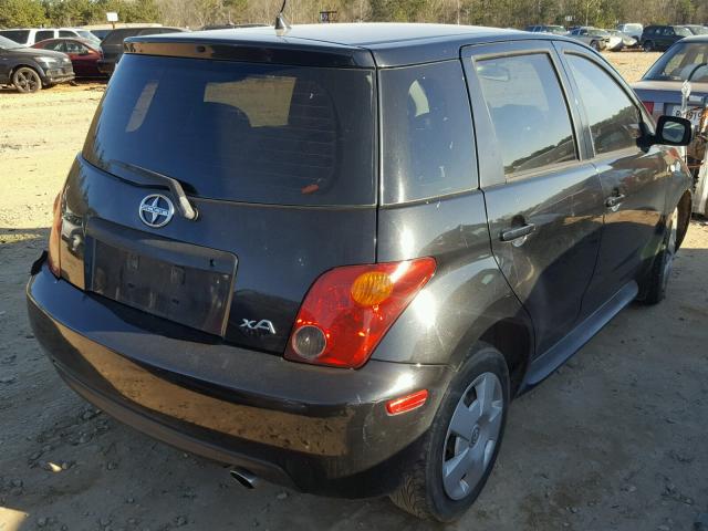 JTKKT624450129328 - 2005 TOYOTA SCION XA BLACK photo 4