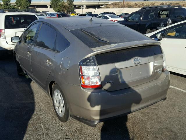 JTDKB20U953107815 - 2005 TOYOTA PRIUS GOLD photo 3