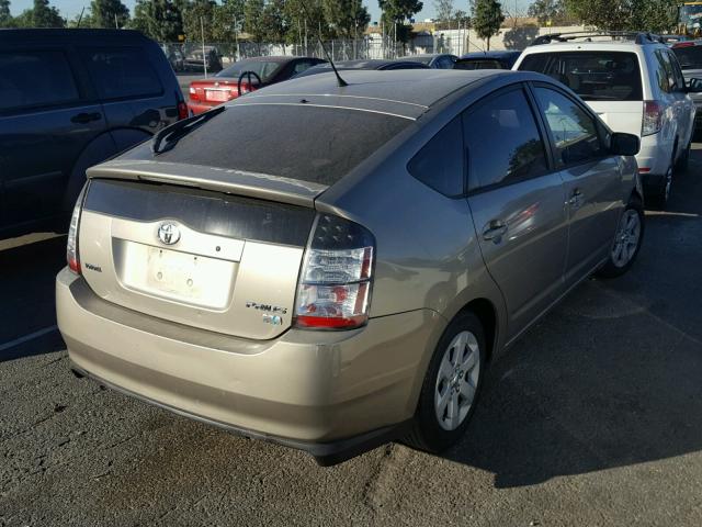 JTDKB20U953107815 - 2005 TOYOTA PRIUS GOLD photo 4