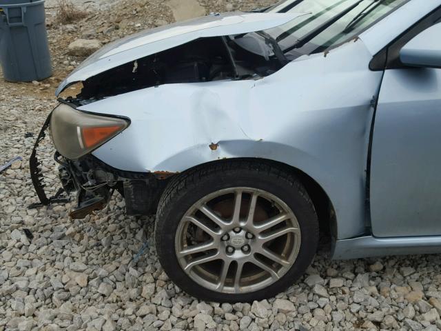 JTKDE167260091254 - 2006 TOYOTA SCION TC 蓝色 照片 9