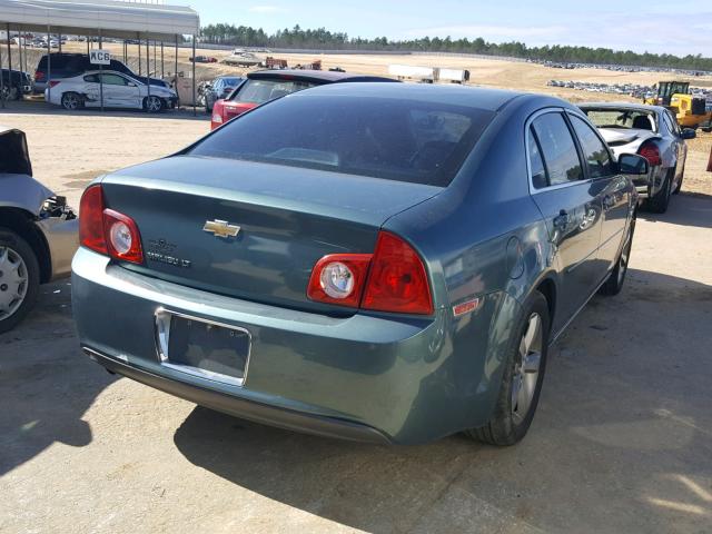 1G1ZH57B69F144496 - 2009 CHEVROLET MALIBU 1LT 绿色 照片 4