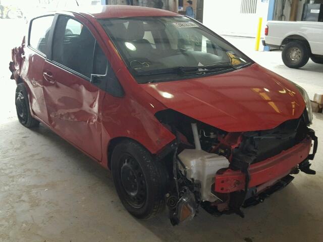 VNKKTUD37FA041375 - 2015 TOYOTA YARIS RED photo 1