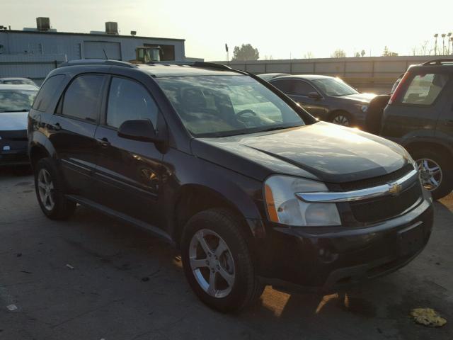 2CNDL33F986028677 - 2008 CHEVROLET EQUINOX LT BLACK photo 1