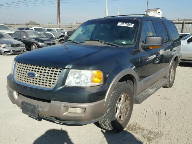 1FMRU17W83LB13981 - 2003 FORD EXPEDITION GREEN photo 2