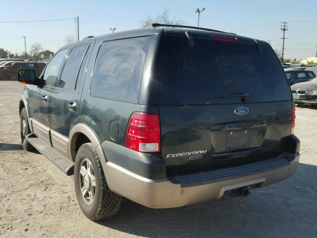 1FMRU17W83LB13981 - 2003 FORD EXPEDITION GREEN photo 3