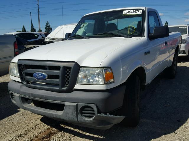 1FTYR10D99PA63118 - 2009 FORD RANGER WHITE photo 2