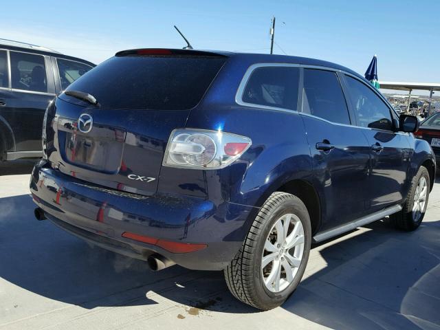 JM3ER2W30A0305712 - 2010 MAZDA CX-7 BLUE photo 4