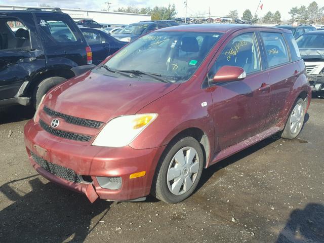 JTKKT624760171655 - 2006 TOYOTA SCION XA RED photo 2