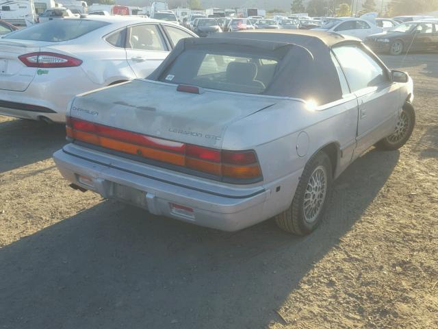 1C3EU4539RF130703 - 1994 CHRYSLER LEBARON BA GRAY photo 4