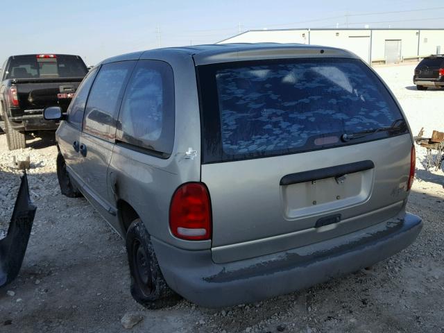 2P4FP25B3XR319187 - 1999 PLYMOUTH VOYAGER TAN photo 3