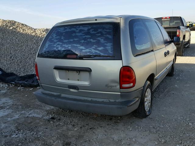 2P4FP25B3XR319187 - 1999 PLYMOUTH VOYAGER TAN photo 4